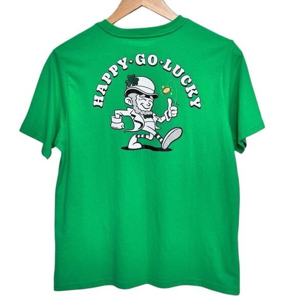 Way To Celebrate Boys Kids Short Sleeve Green St. Patrick’s Day Tee. 14-16 Husky - Picture 4 of 9